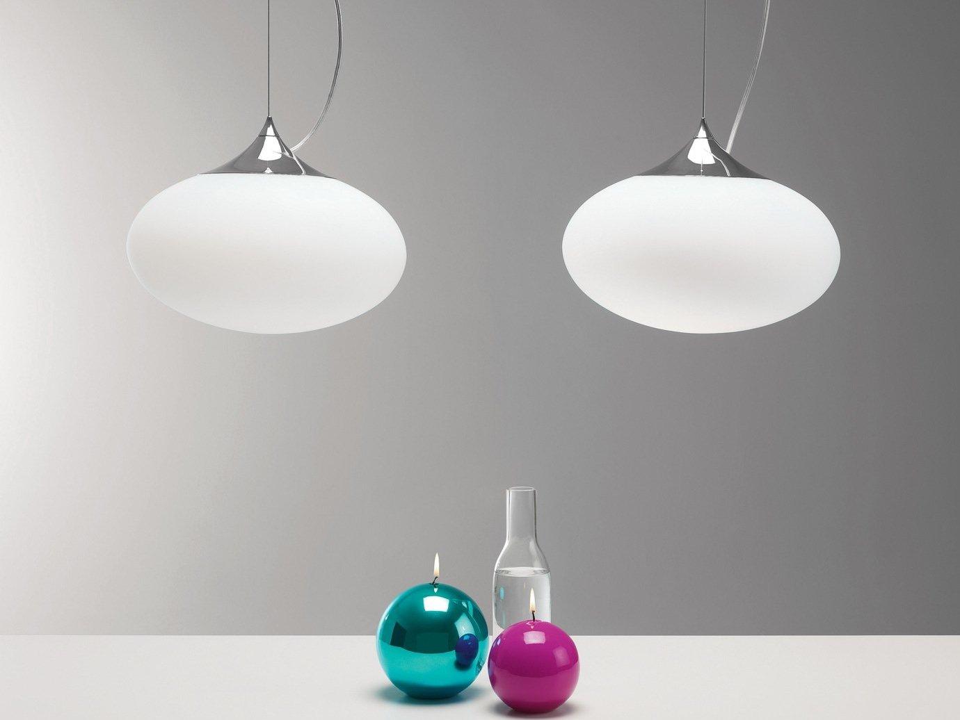 ZEPPO Opal glass pendant lamp