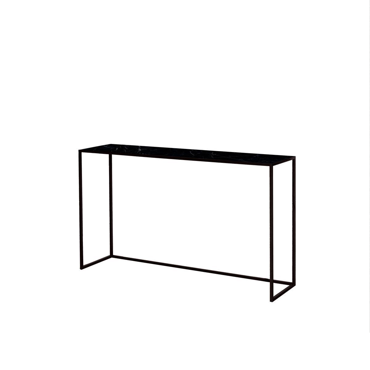QUADRO Rectangular ceramic console table