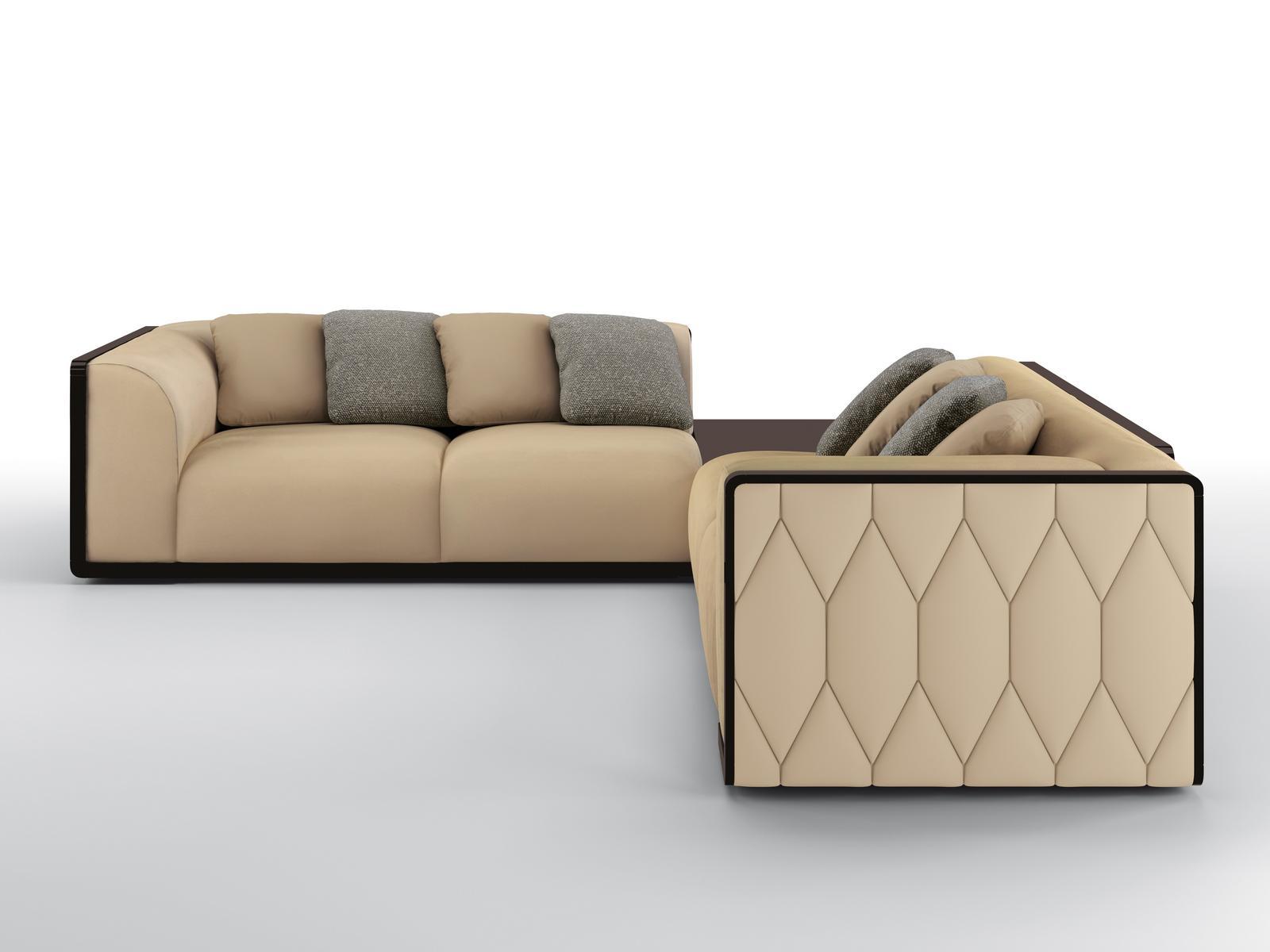 GIASONE Sectional velvet sofa