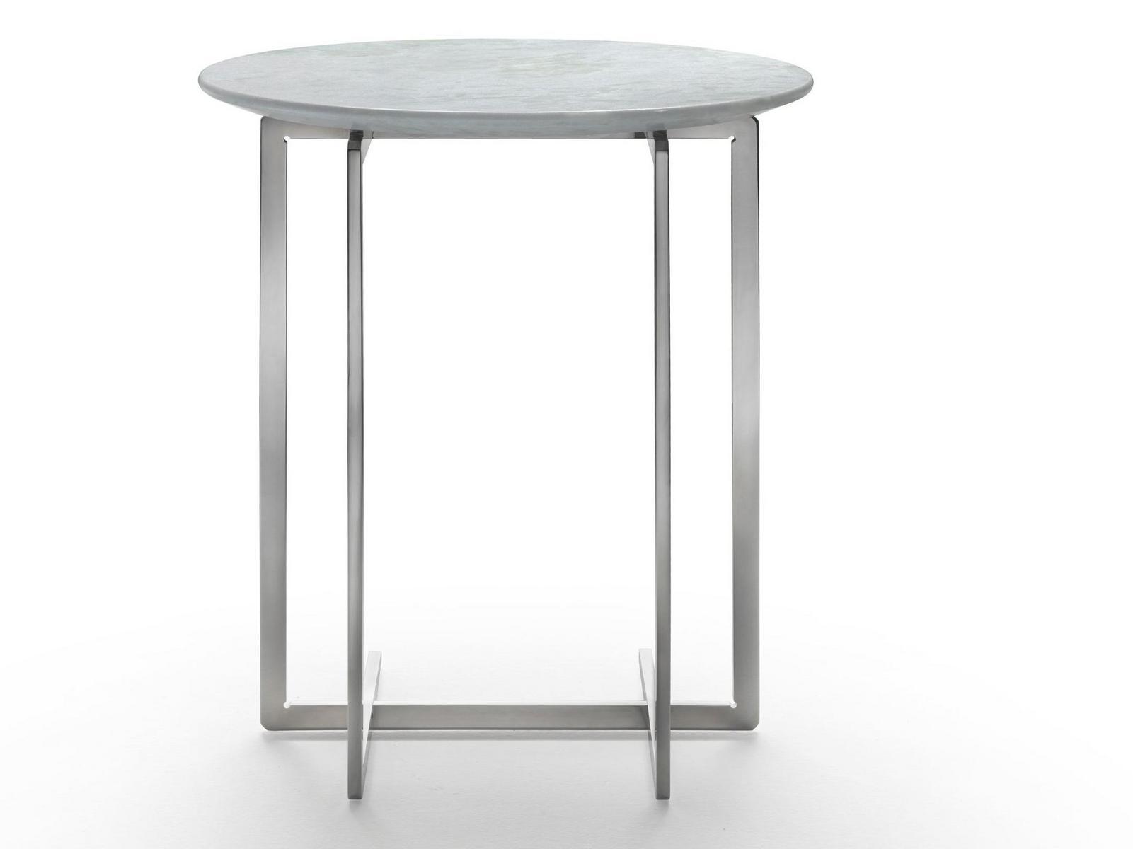 MARMADUKE Round marble side table