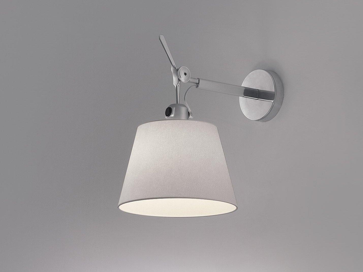 TOLOMEO DIFFUSORE WALL Satin wall lamp
