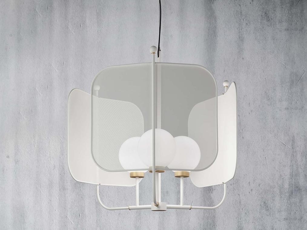 PAPILIO S3G Painted metal chandelier