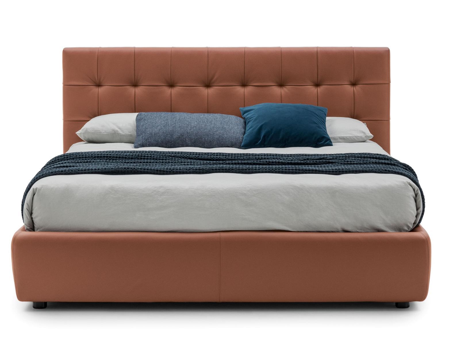 FREEDOM Storage bed with tufted headboard