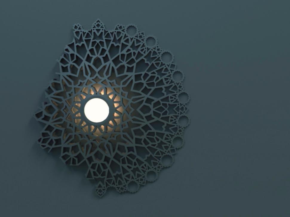 NOTREDAME LED direct light cultured marble wall lamp