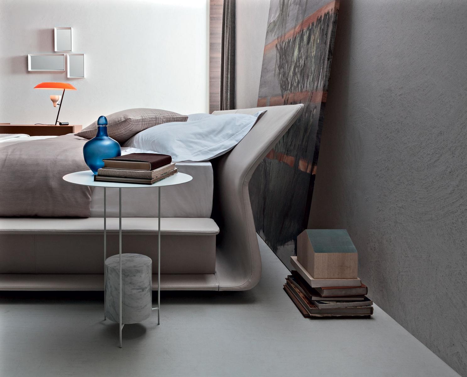 PANNA COTTA Round marble coffee table