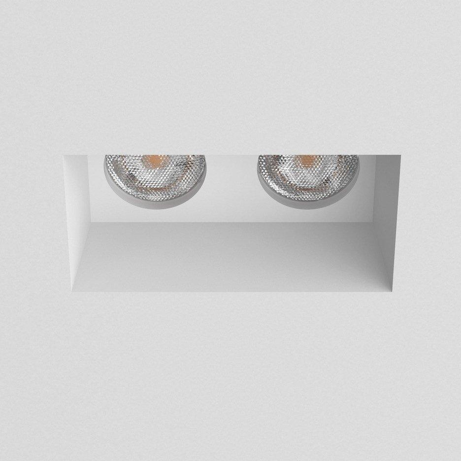 BLANCO TWIN LED multiple recessed plaster spotlight