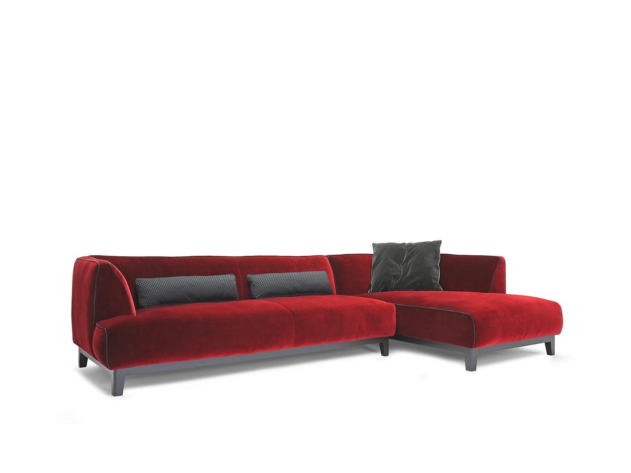 GREG Sectional velvet sofa