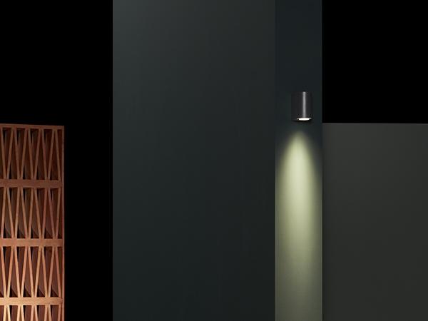 MAX LED direct-indirect light aluminium Outdoor wall Lamp