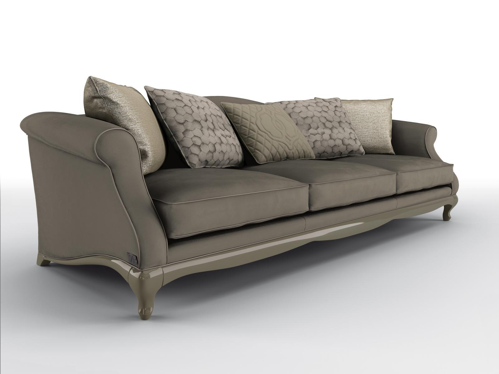 FLY 3 seater velvet sofa