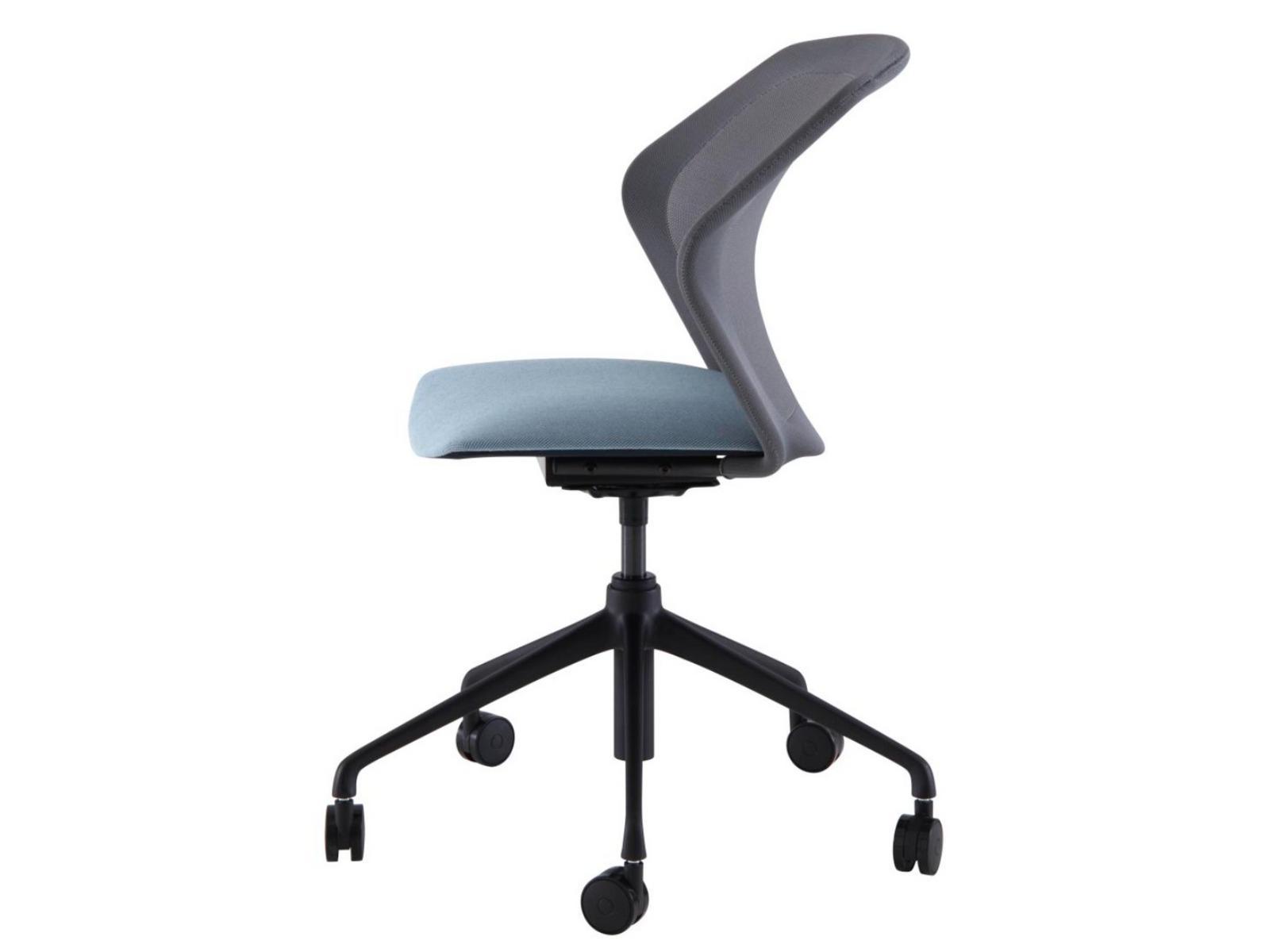 PICCIONE Swivel fabric office chair with 5-Spoke base with castors