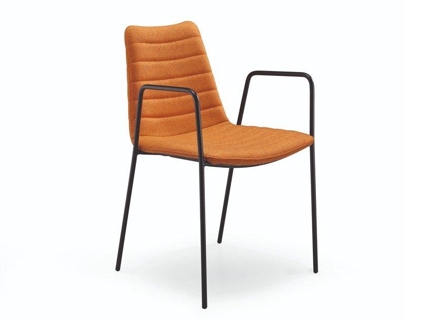 COVER P MT Upholstered chair with armrests