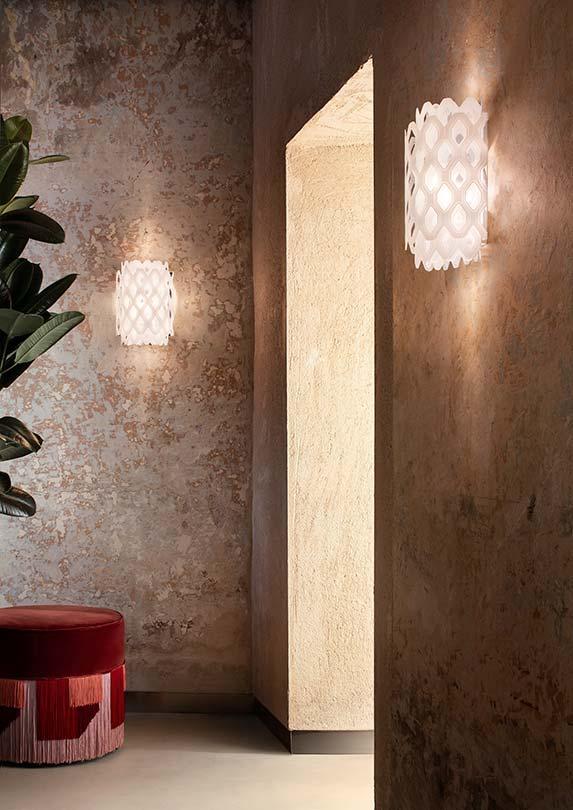 CHARLOTTE Cristalflex® an Lentiflex® LED wall light