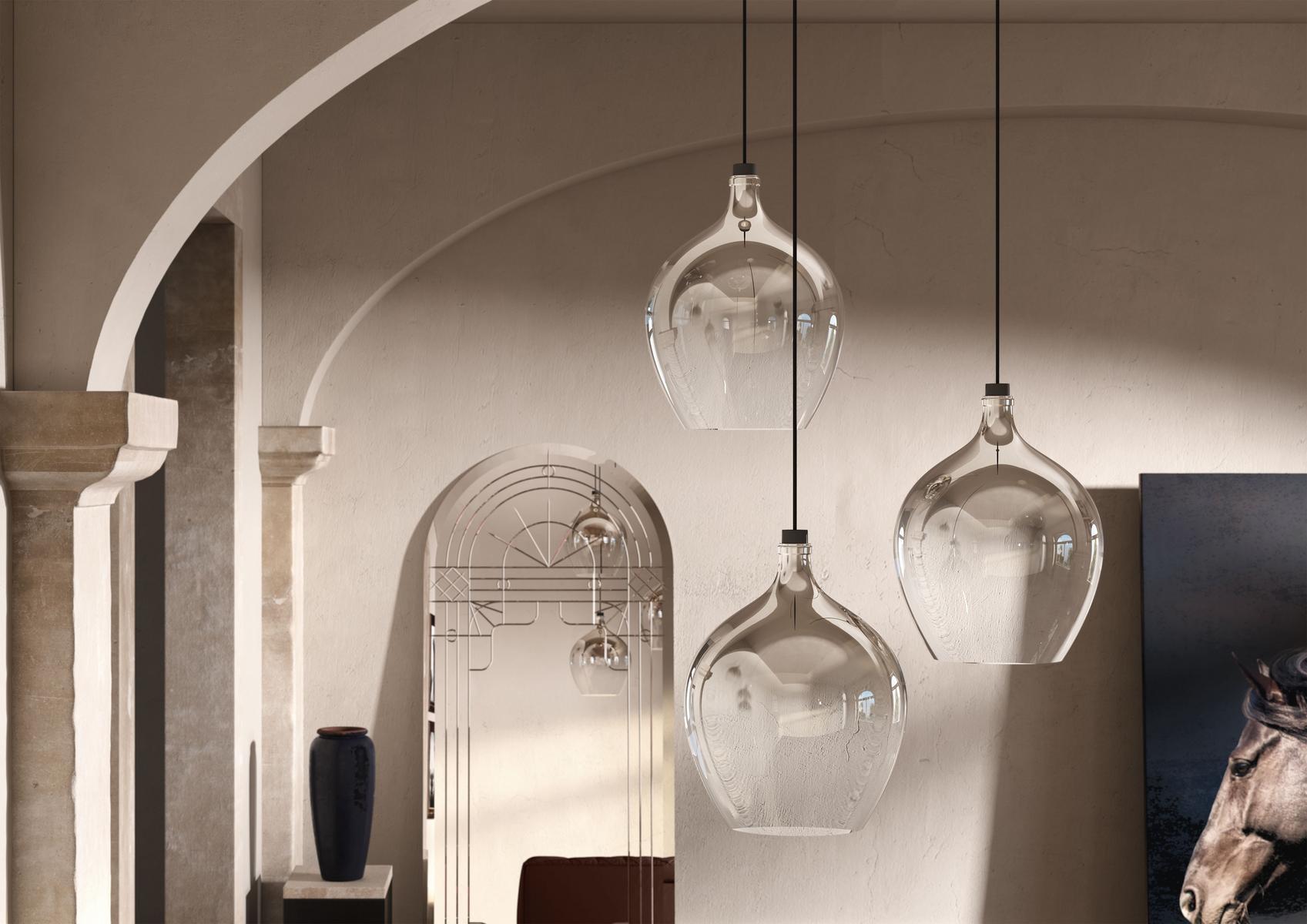 DAMI Blown glass pendant lamp