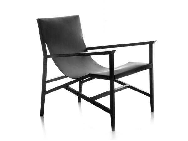 ISOTTA Tanned leather armchair