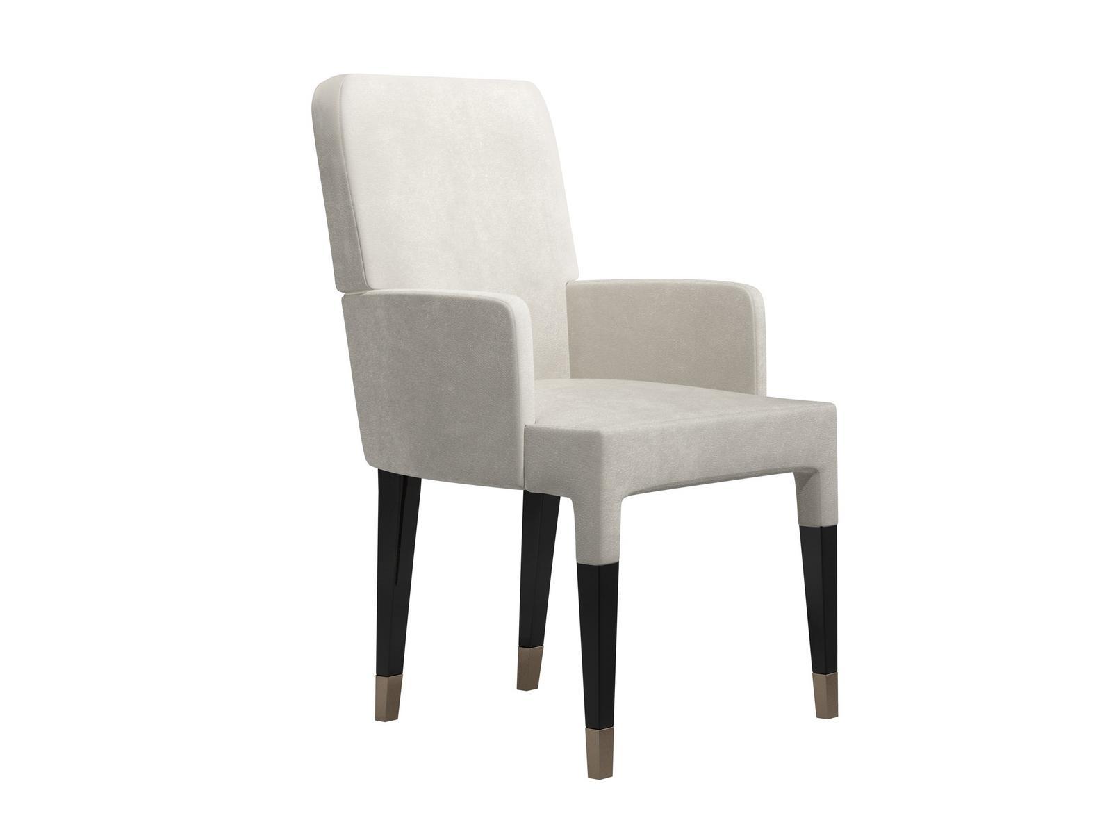 KEATRIX L Upholstered fabric chair with armrests