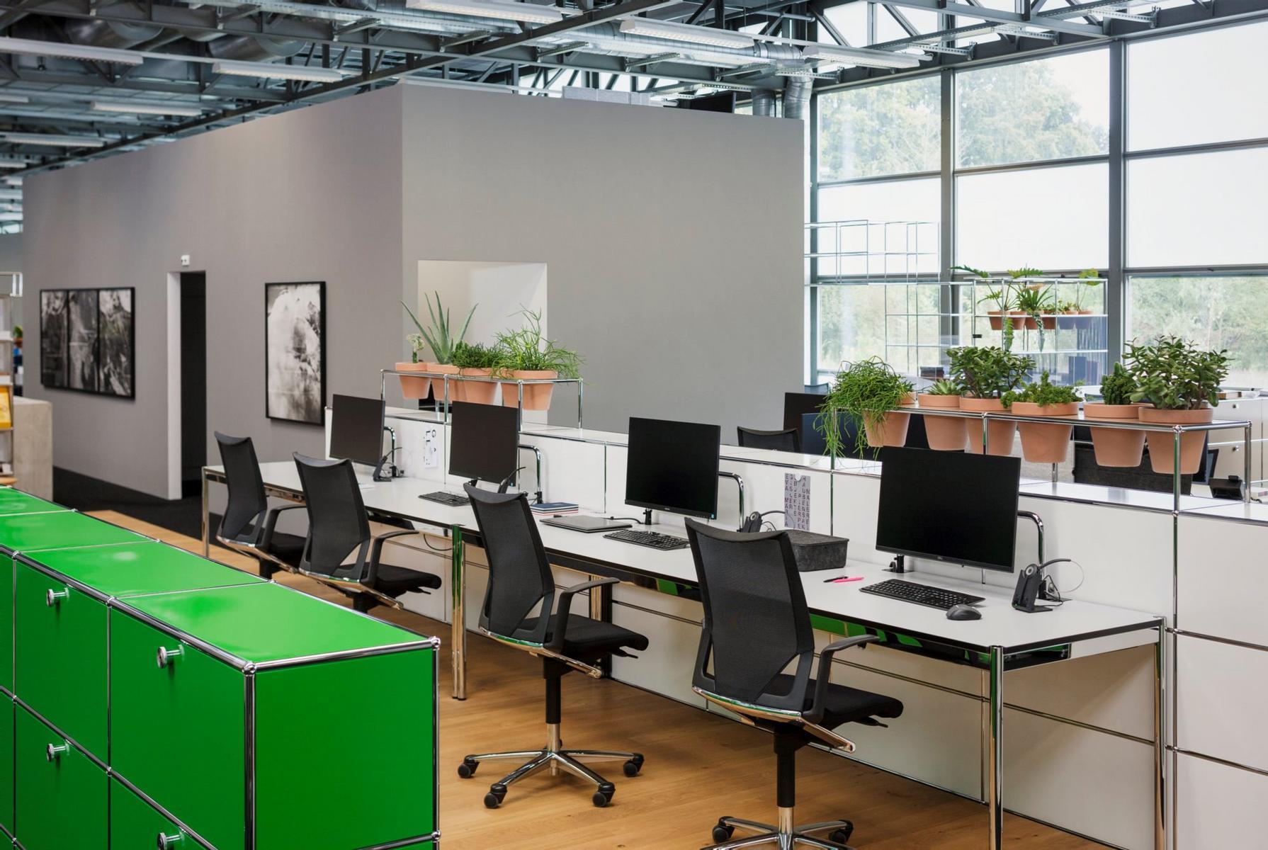 WORLD OF PLANTS FOR HALLER Modular office storage unit