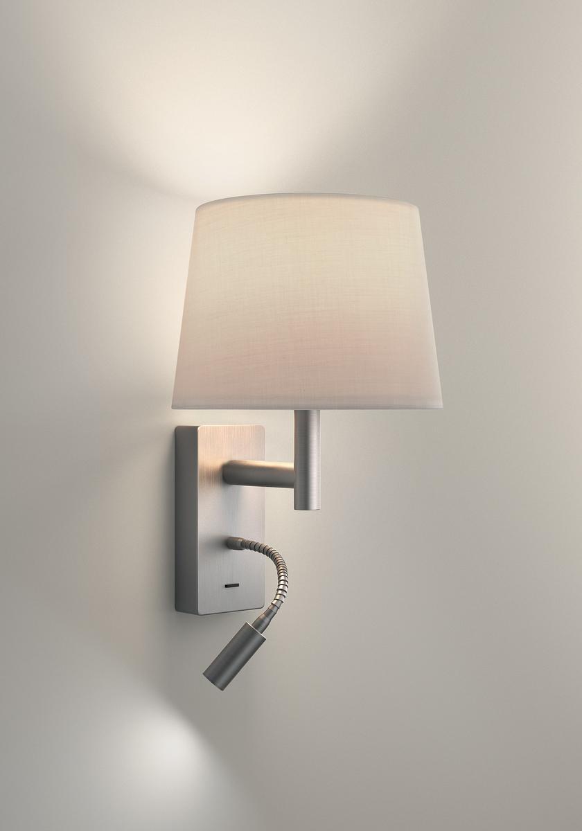 METRICA SHADE EXTEND Aluminium reading lamp with swing arm