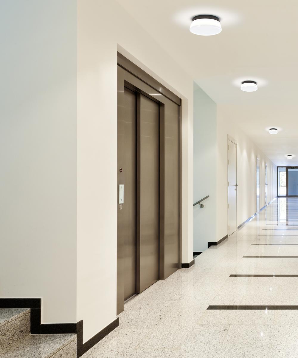 CUP CAKE LUCY LED glass and aluminium ceiling light