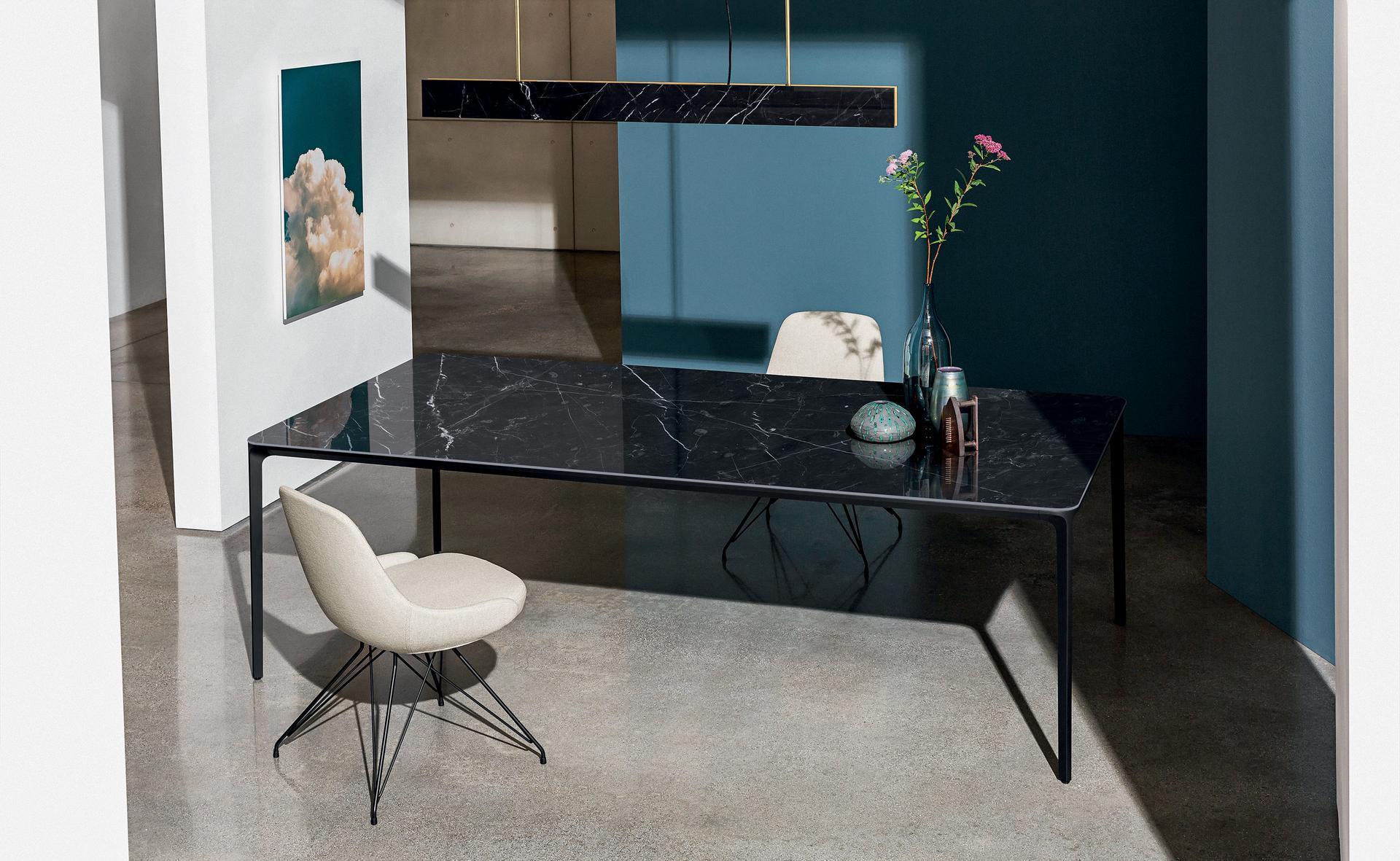 SLIM RECTANGULAR Rectangular ceramic table