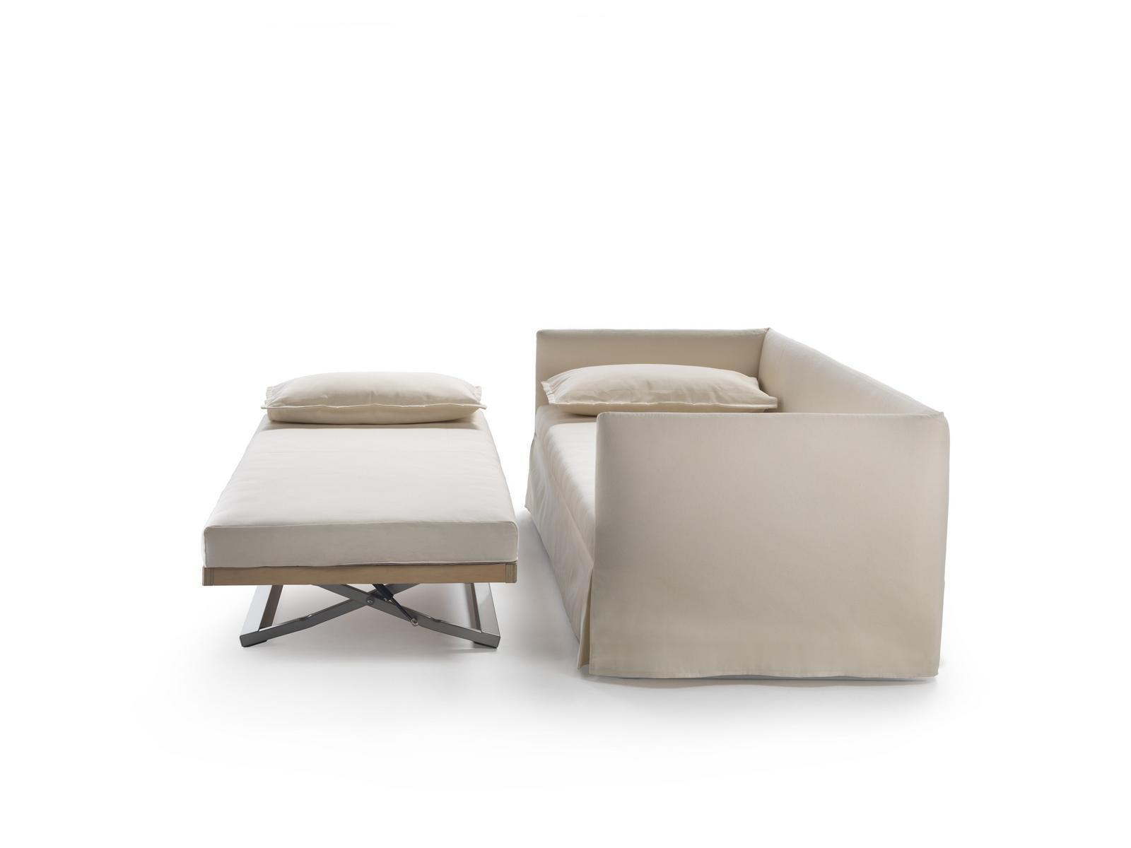 TWINS Fabric sofa bed with removable cover