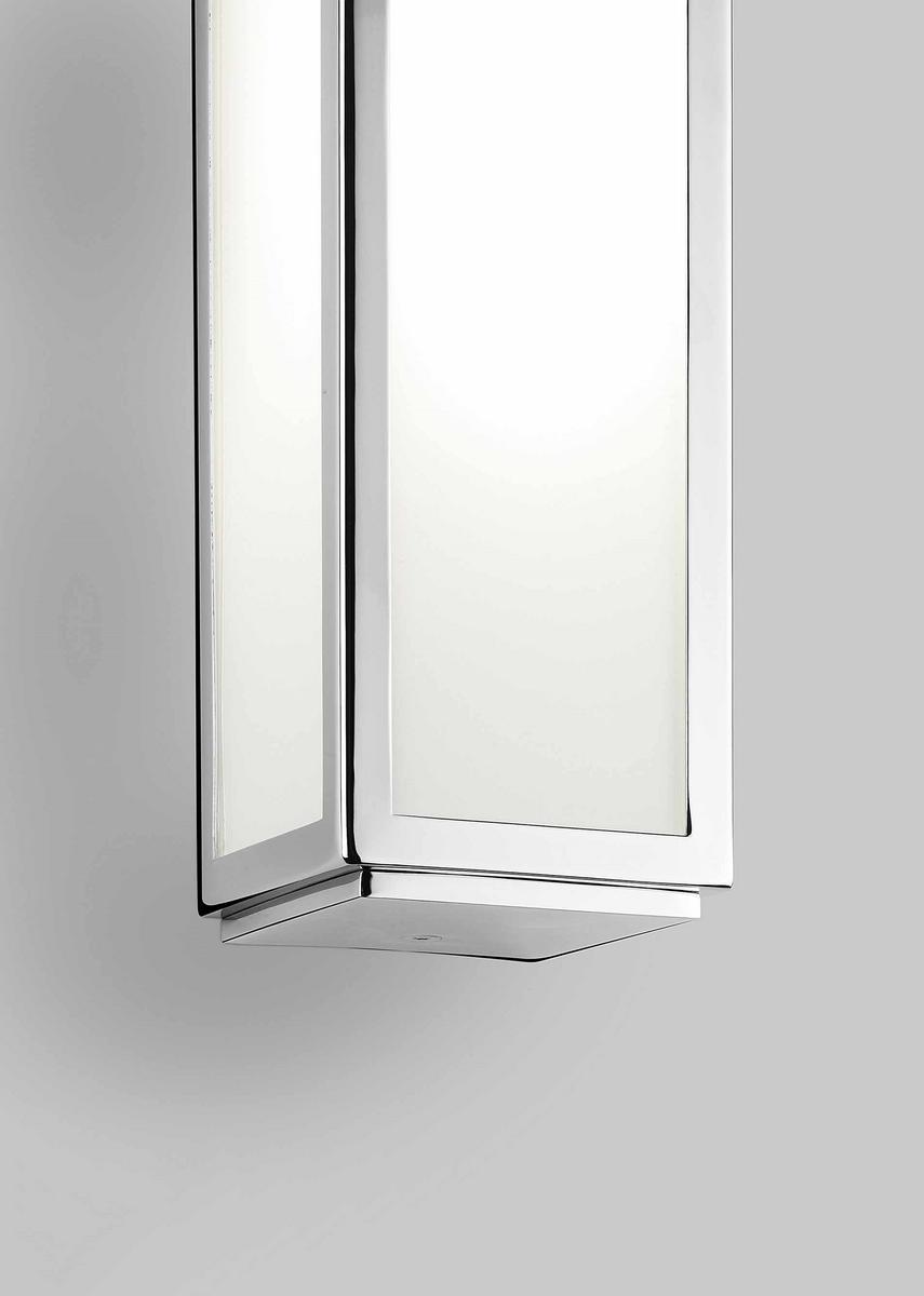 MASHIKO 360 CLASSIC Glass and steel wall lamp