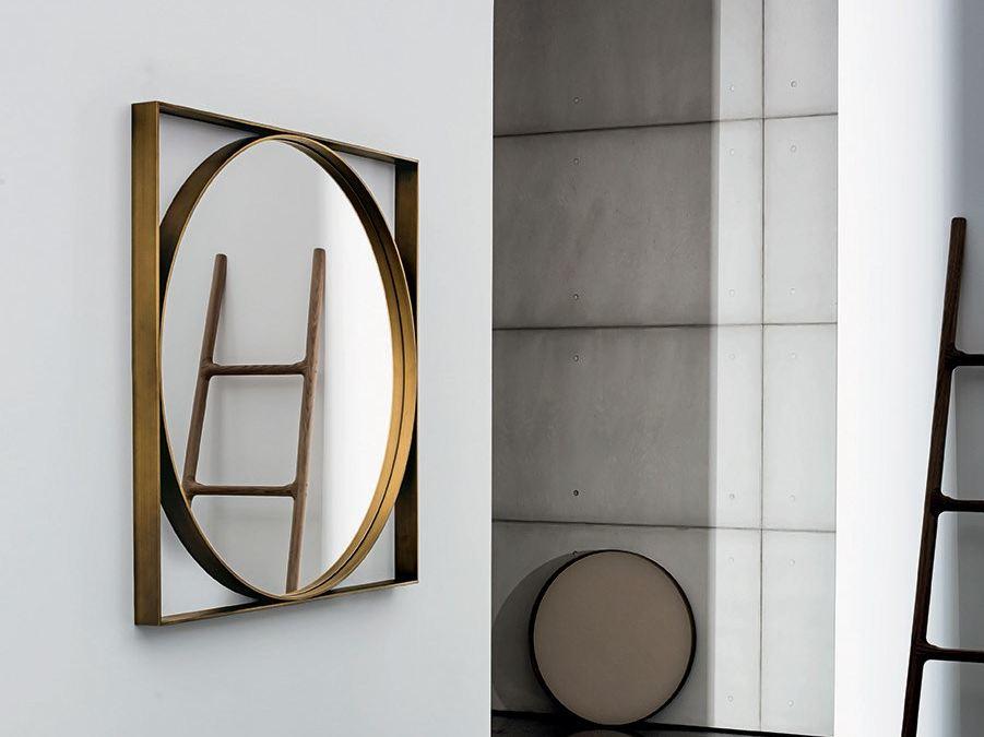 VISUAL GEOMETRIC Square wall-mounted mirror