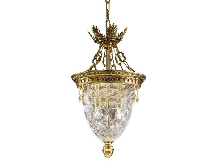 EDGARD 4300/SP-SH Shaded gold plated chandelier with Schoeler® crystals