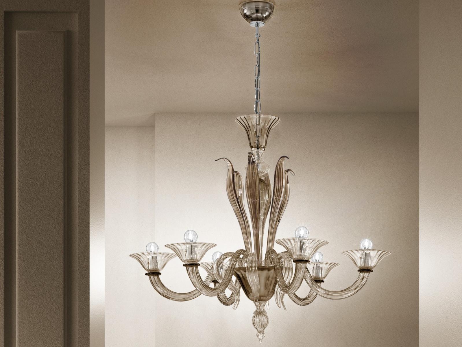PISANI Glass chandelier