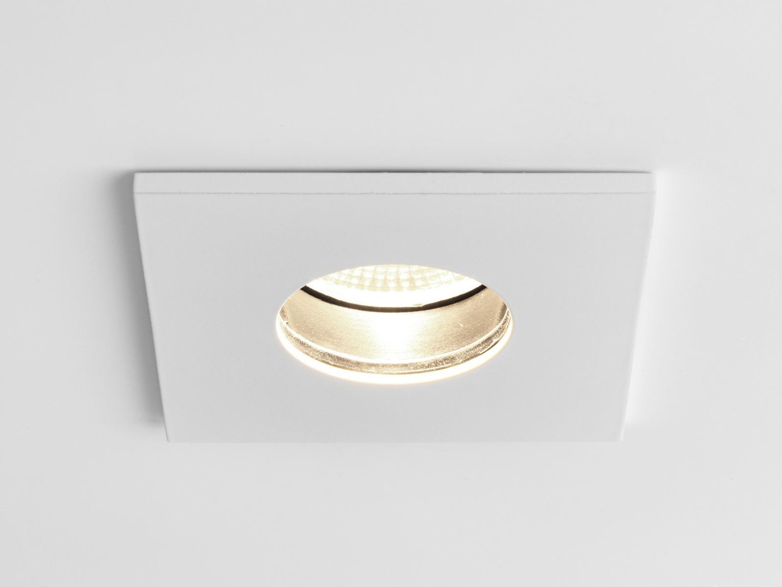 OBSCURA SQUARE LED square ceiling aluminium spotlight