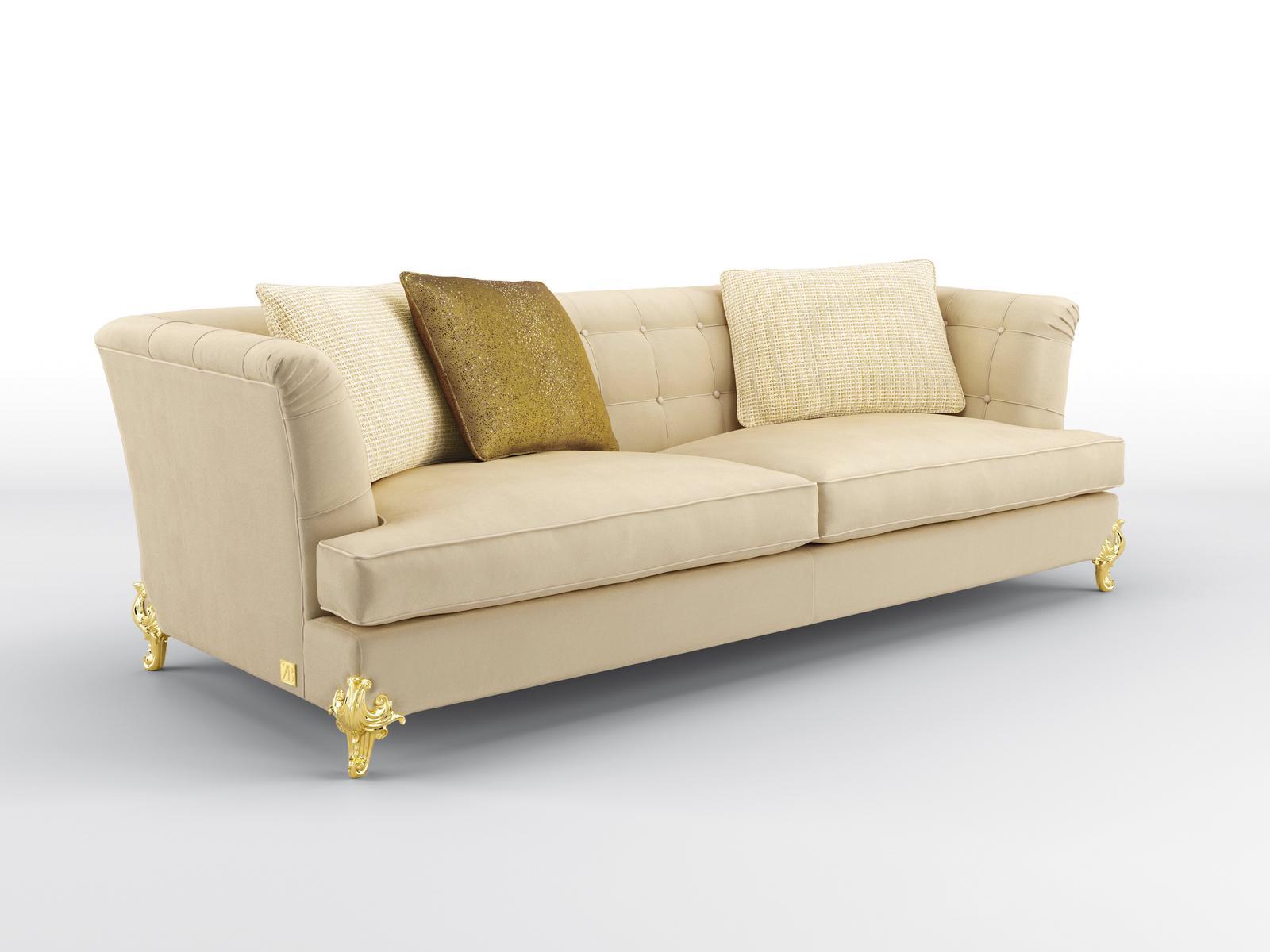 KING 3 seater velvet sofa