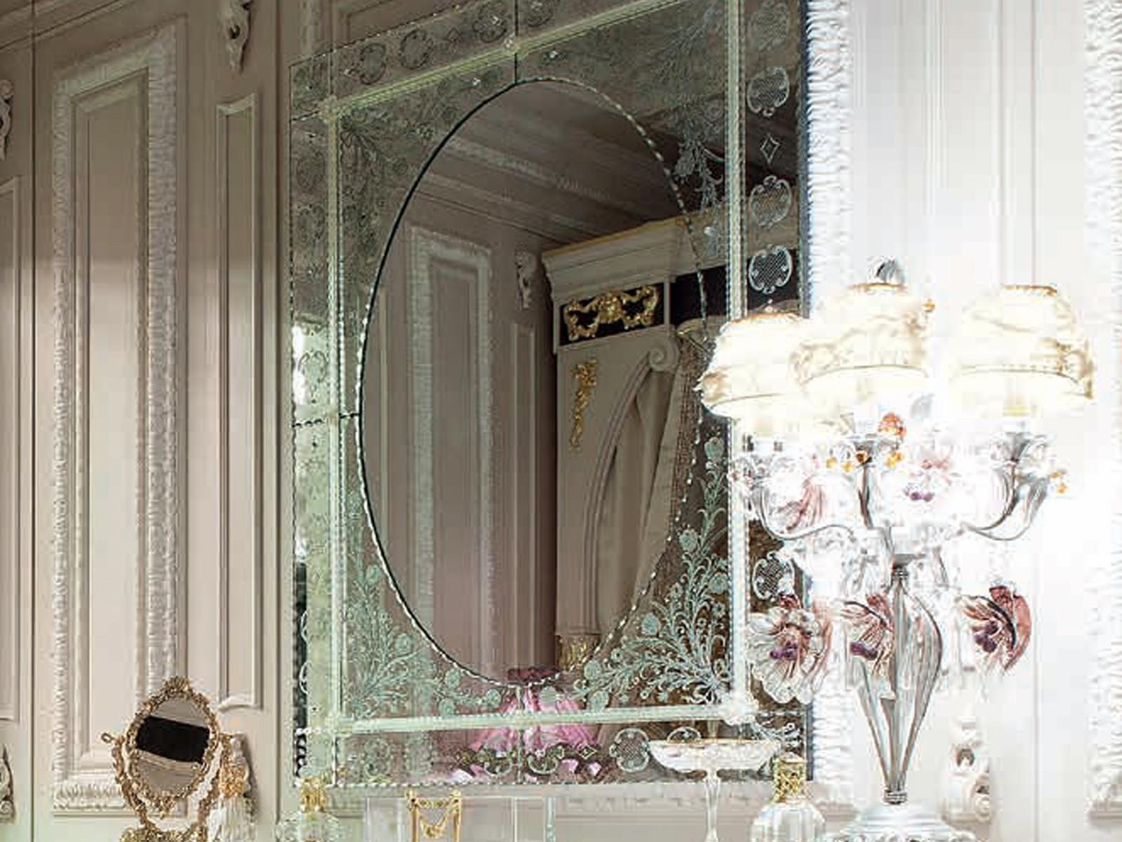 14656 Rectangular wall-mounted mirror