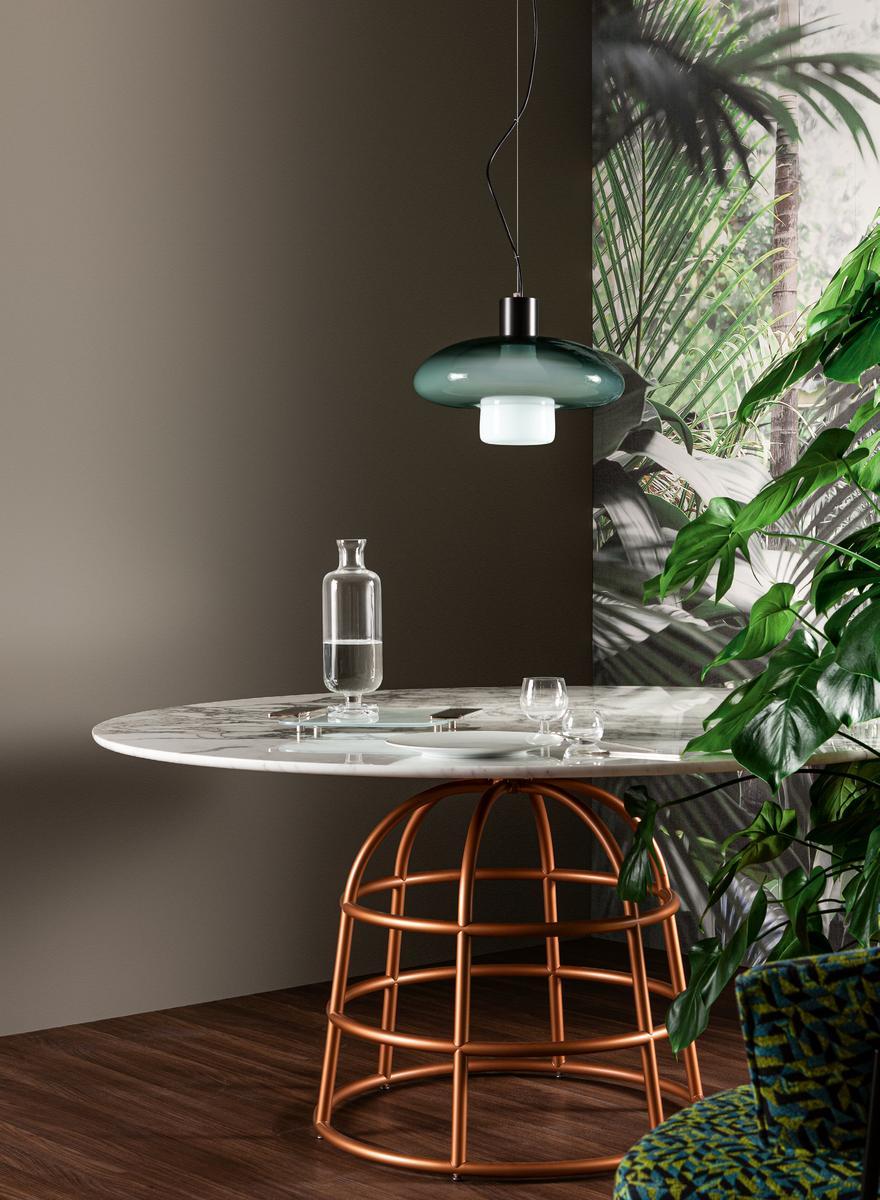 ACQUERELLI Blown glass pendant lamp