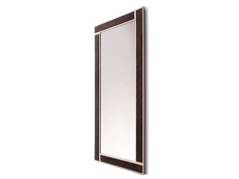 SNAKE Rectangular framed wall-mounted mirror