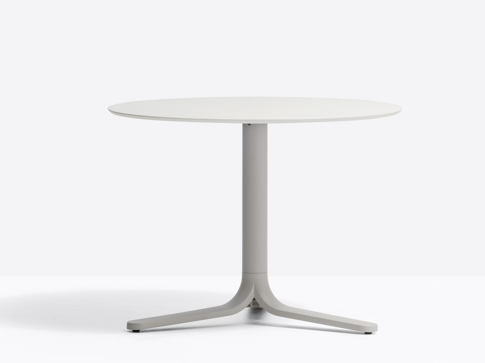 FLUXO 5463_H500 Round aluminium bistro side table