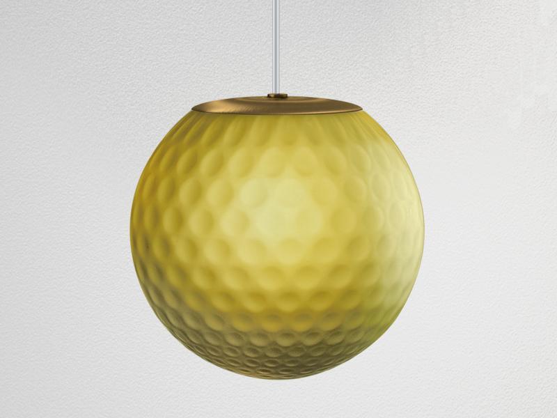 EVY LED blown glass pendant lamp