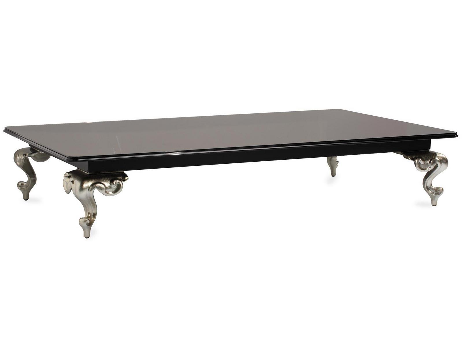 GEORGE Rectangular marble coffee table for living room