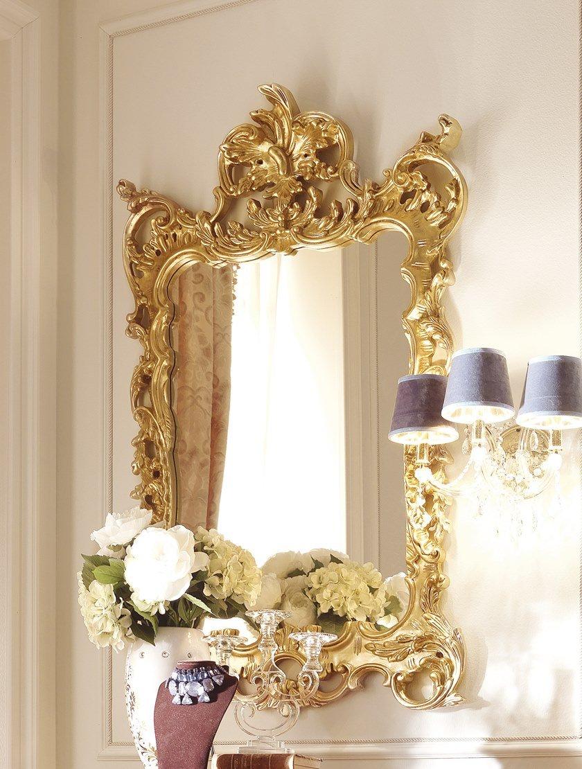 DAVID Rectangular framed wall-mounted mirror