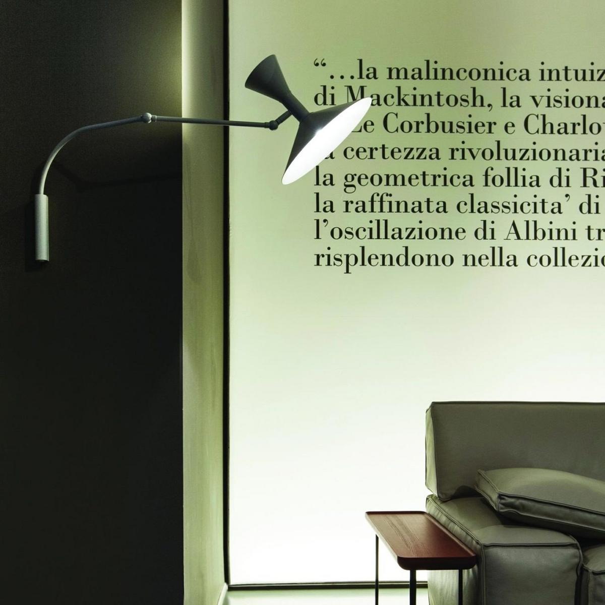 MINI LAMPE DE MARSEILLE Adjustable aluminium wall lamp