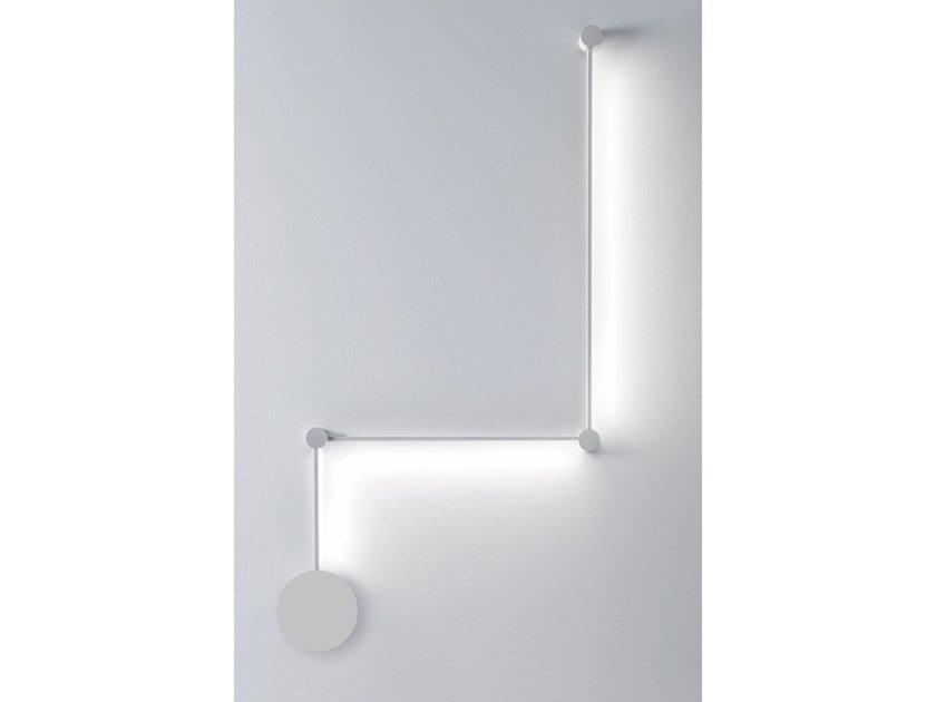 DOT TO DOT LED aluminium wall lamp