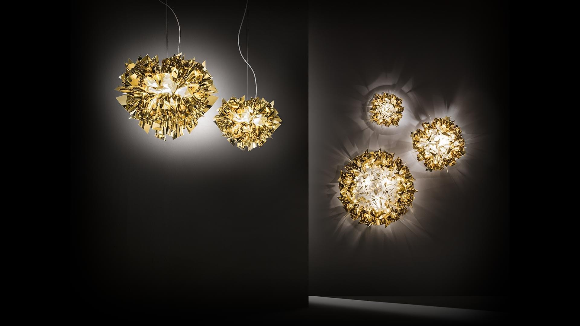 VELI LARGE GOLD Goldflex® pendant lamp