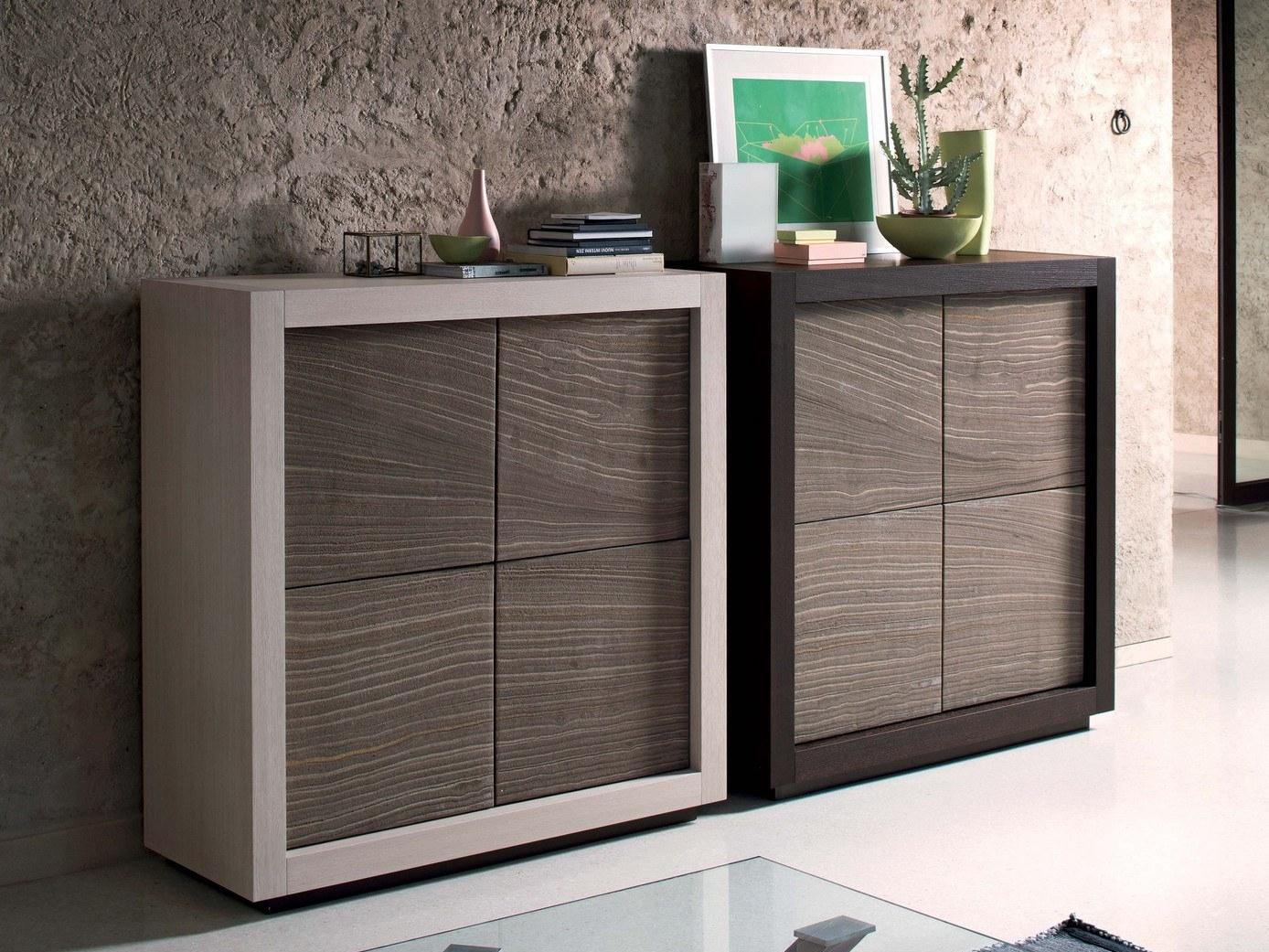 PICASSO - PIETRA Wooden sideboard with doors