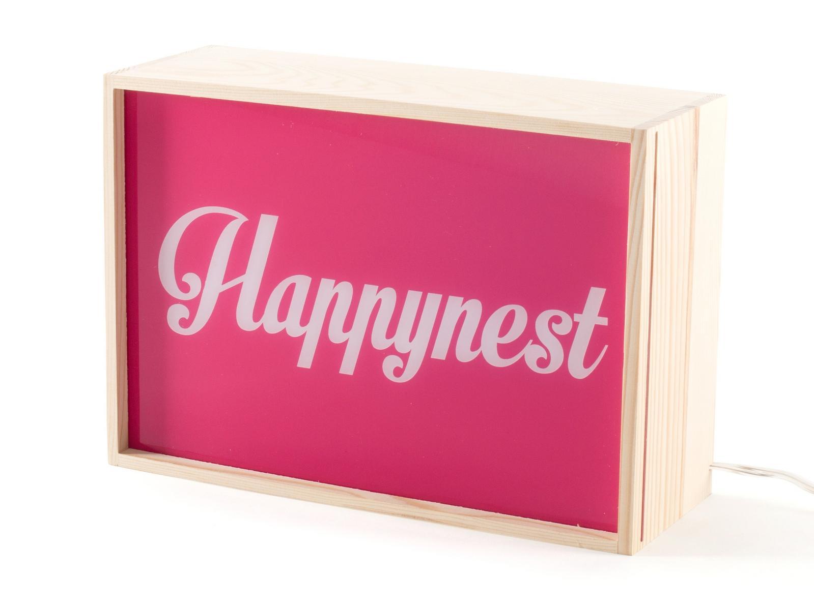 HAPPYNEST Wooden Light letter
