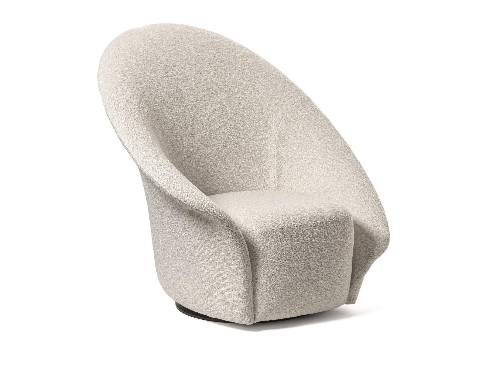 LILIA Swivel upholstered easy chair