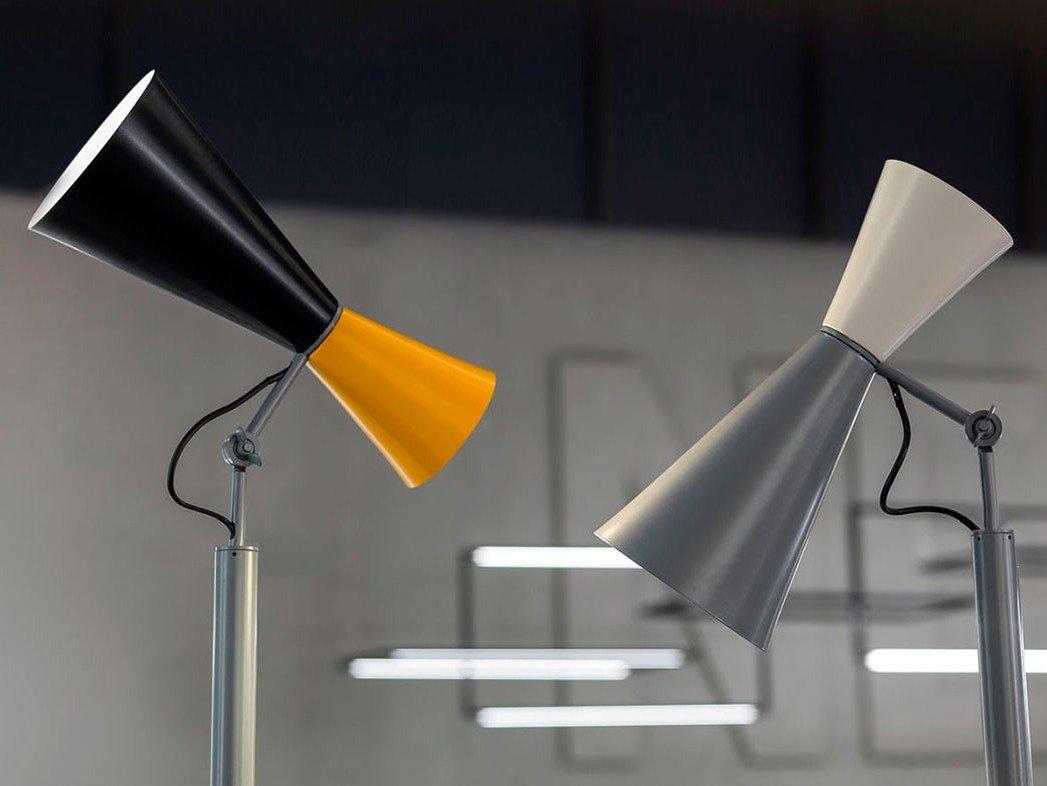 PARLIAMENT Adjustable aluminium floor lamp
