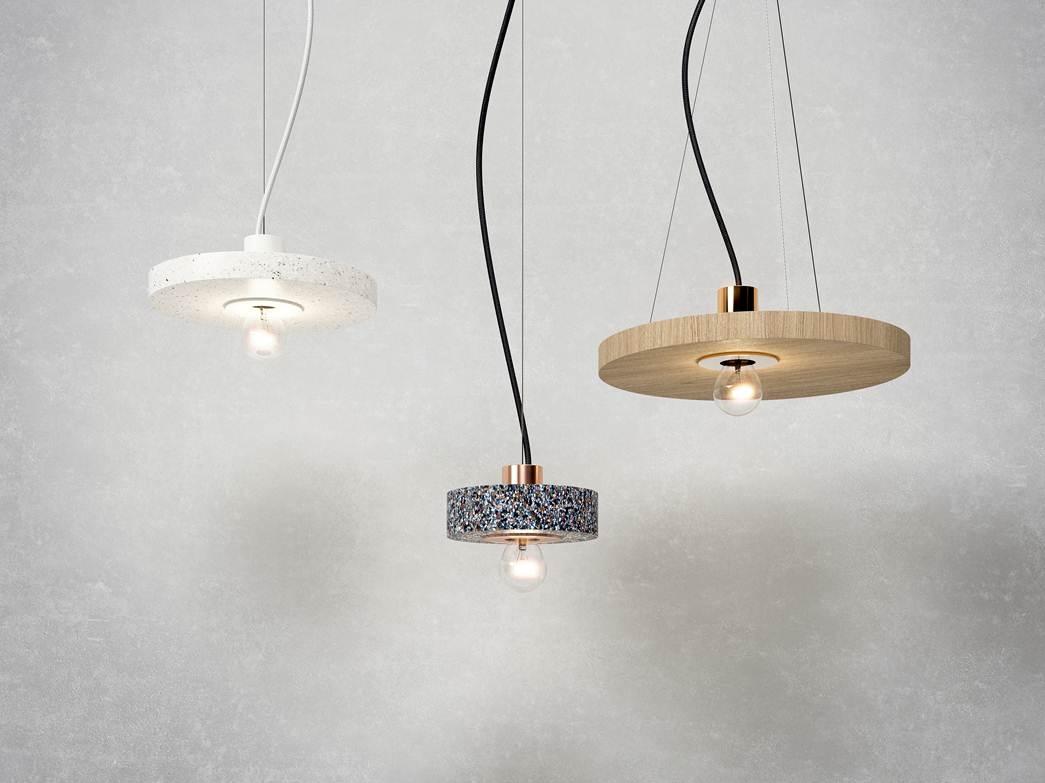 ROND Wooden pendant lamp