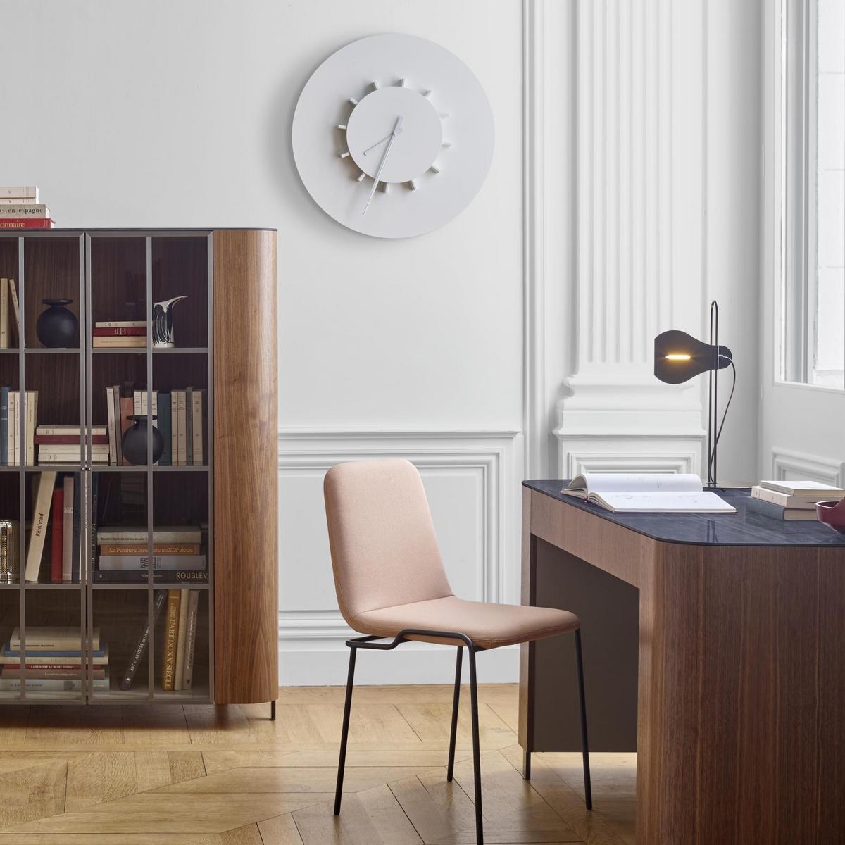 POSTMODERNE Rectangular wood veneer writing desk