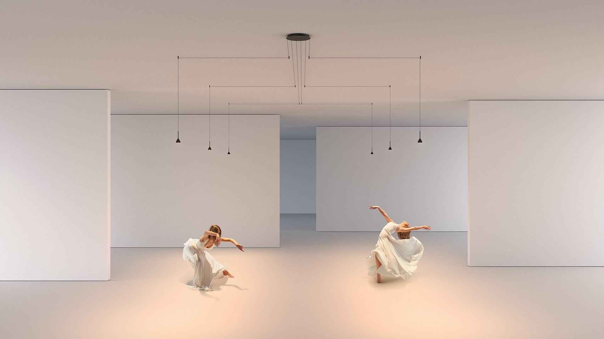 SPIN FANCY SHAPE LED adjustable aluminium pendant lamp