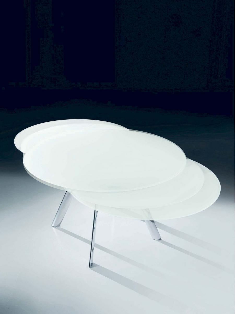 GIRO Oval glass table