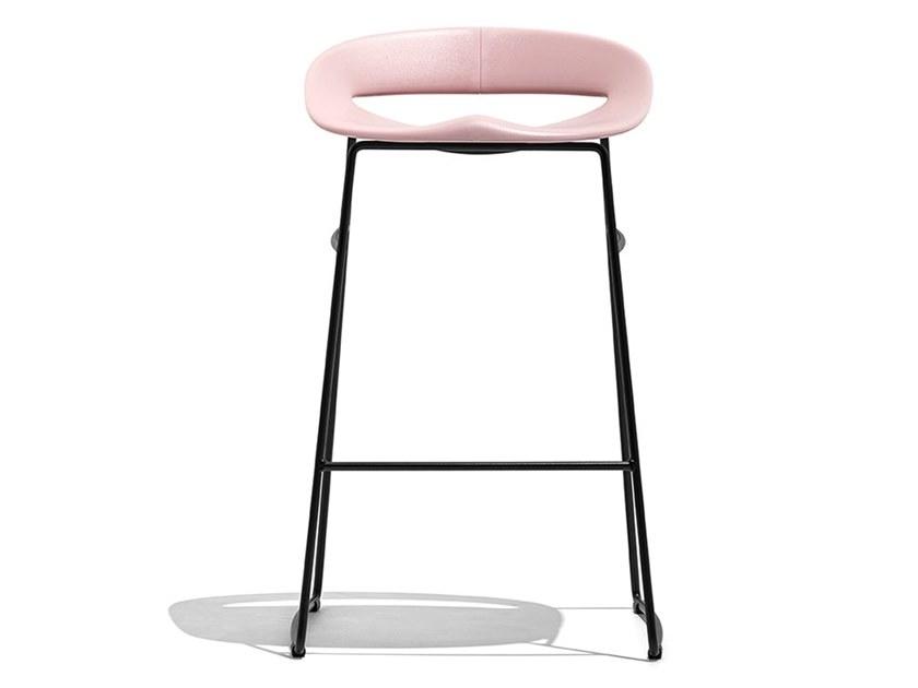 COSMOPOLITAN High sled base polypropylene stool
