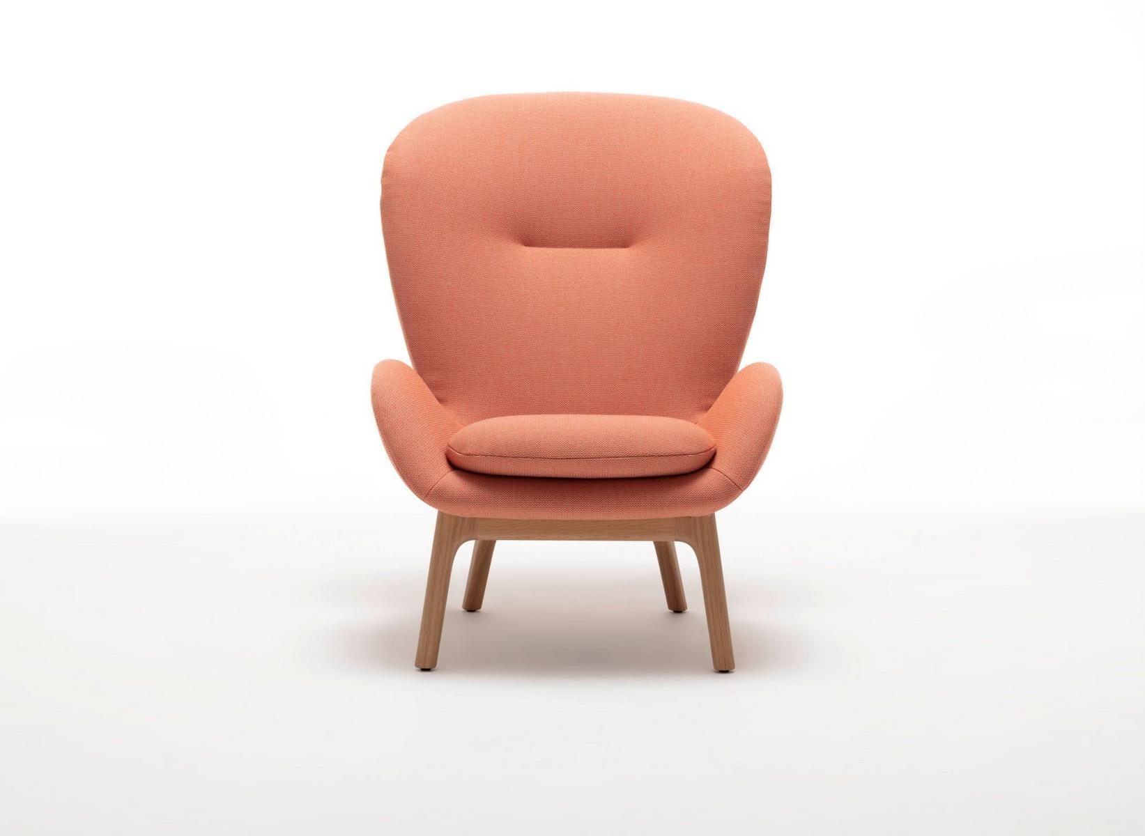 594 Fabric armchair with armrests